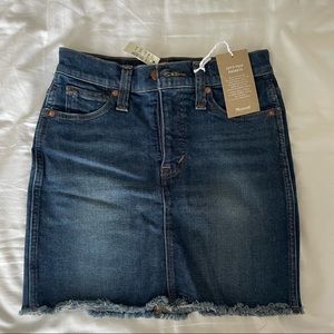 Madewell NWT Denim Skirt Size 23 / 00 NEW